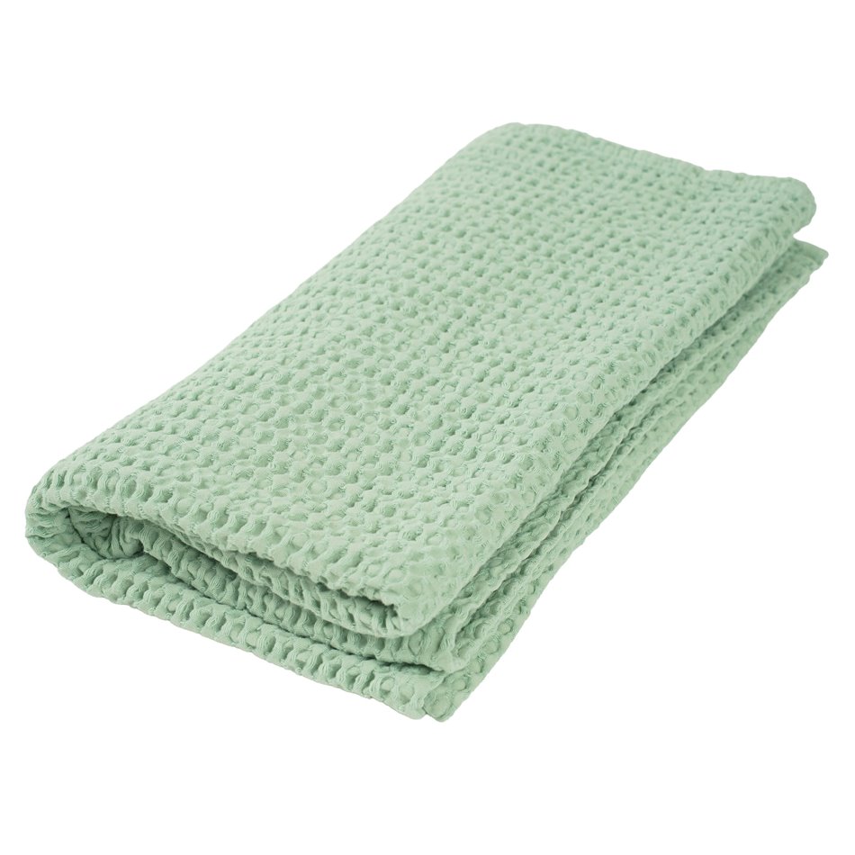 Cotton towel Honey comb, green, 70x140cm, 350g/m2