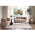 Armchair Lilja Soft, beige, H73x76x57cm, seat height 47cm 