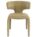 Accent chair Tobi, mix green, velvet, H77x58x57cm, seat height 47cm