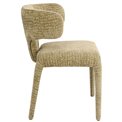 Accent chair Tobi, mix green, velvet, H77x58x57cm, seat height 47cm