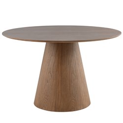 Dining table Laurino 09, walnut veneer/MDF, D120cm H75cm