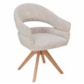 Dinning chair Larri G1038-133, rotatable 180 degrees, H84x63x57cm, seat height 50cm