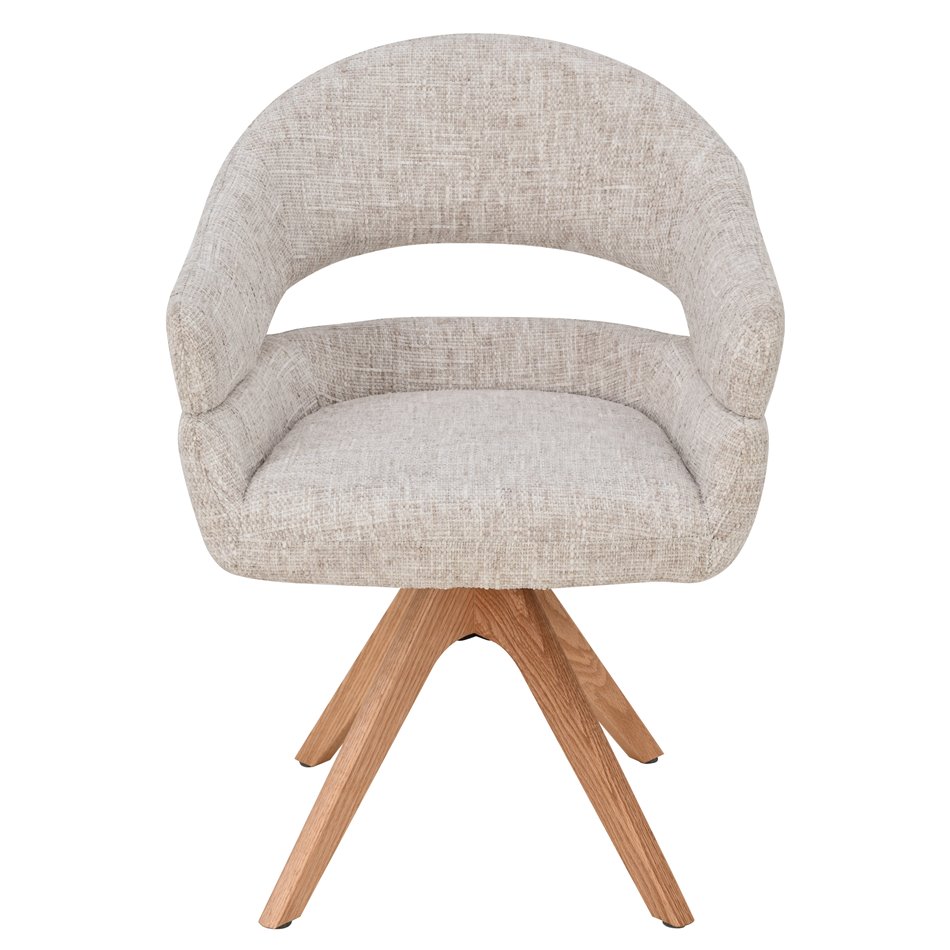 Dinning chair Larri G1038-133, rotatable 180 degrees, H84x63x57cm, seat height 50cm