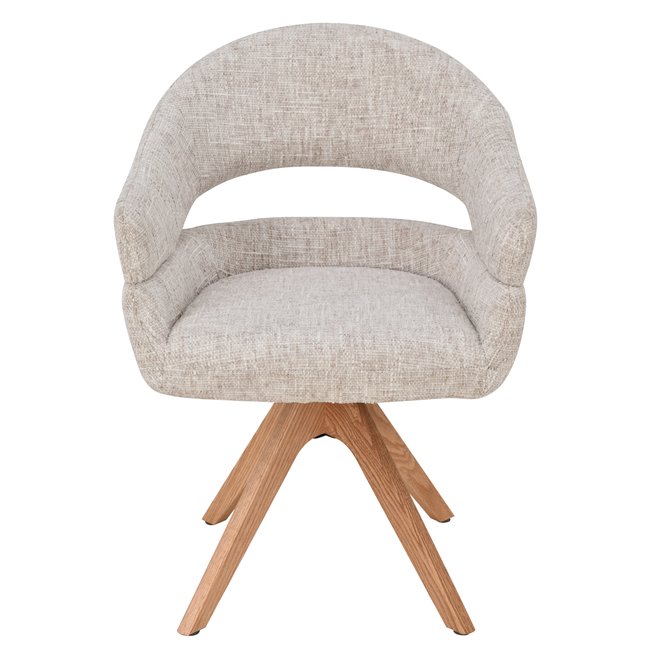 Dinning chair Larri G1038-133, rotatable 180 degrees, H84x63x57cm, seat height 50cm