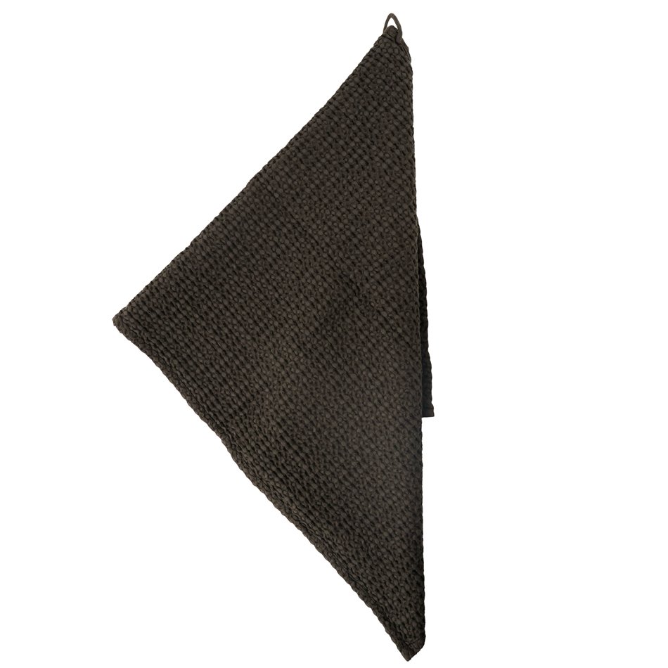 Cotton towel Honey comb, antracite, 50x100cm, 350g/m2