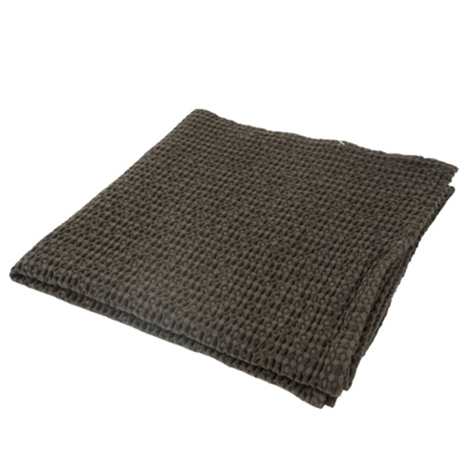Хлопковое полотенце Honey comb, антрацит, 70x140cm, 350g/m2