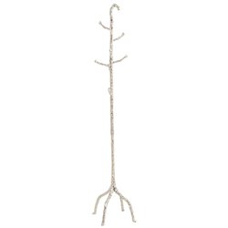 Coat rack Twiggy, silver color, aluminum, H172x29x29cm