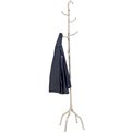 Coat rack Twiggy, silver color, aluminum, H172x29x29cm