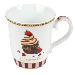 Porcelan mug in gift box, 275ml, H9x11.5x8.5cm