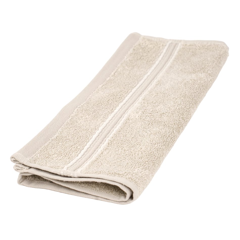 Бамбуковое полотенце 30x50, бежевый, 550g/m2
