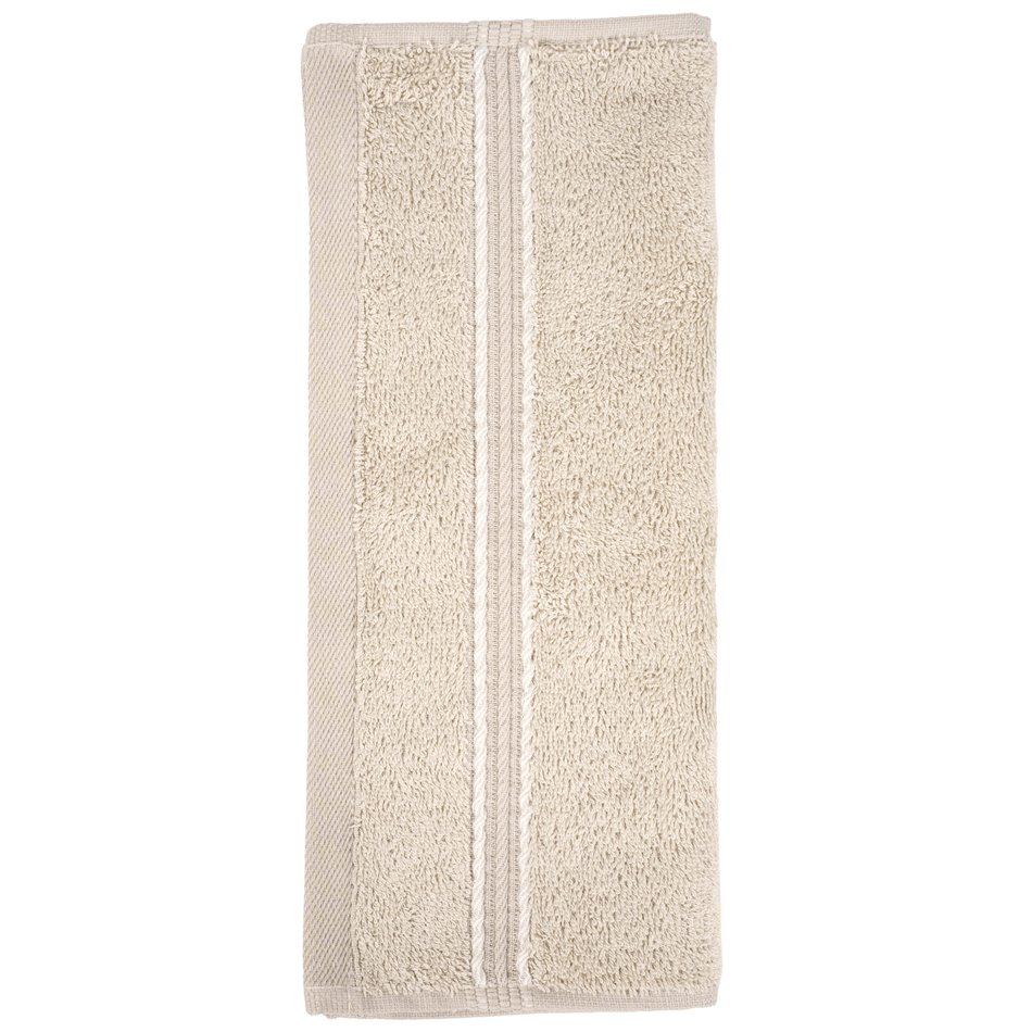 Бамбуковое полотенце 30x50, бежевый, 550g/m2