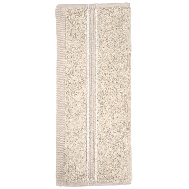 Бамбуковое полотенце 30x50, бежевый, 550g/m2