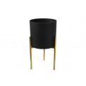 Flower pot Fiora, metal, D21xH36.5cm