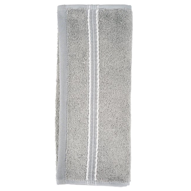 Бамбуковое полотенце 30x50, серый, 550g/m2
