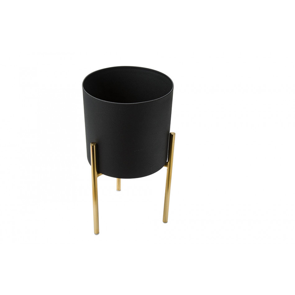 Flower pot Fiora, metal, D21xH36.5cm