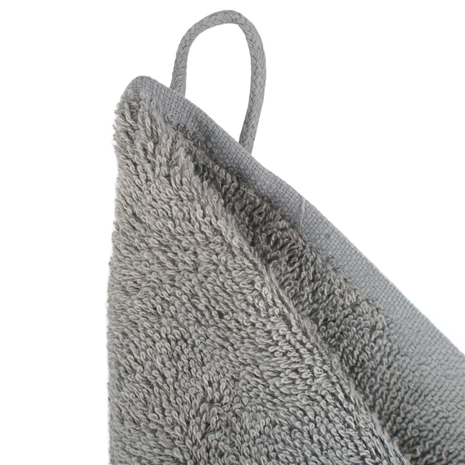 Бамбуковое полотенце 30x50, серый, 550g/m2