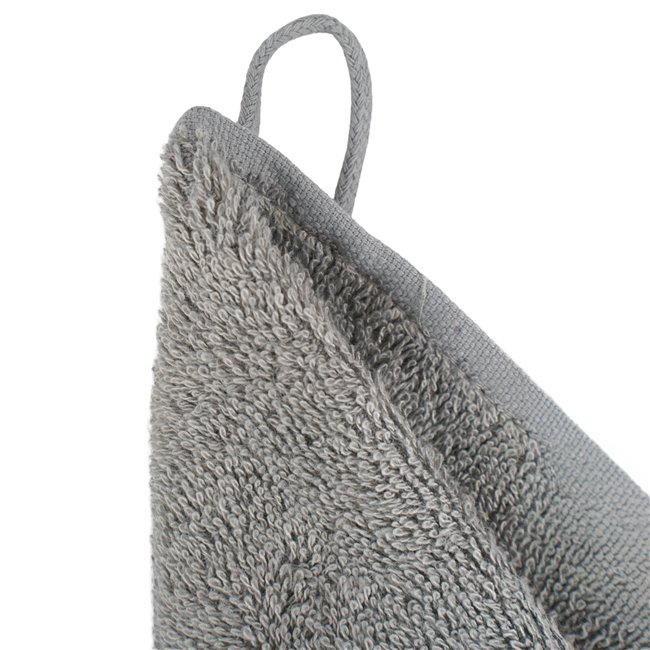 Бамбуковое полотенце 30x50, серый, 550g/m2