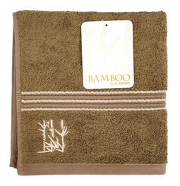 Бамбуковое полотенце 50x100, коричневый, 550g/m2