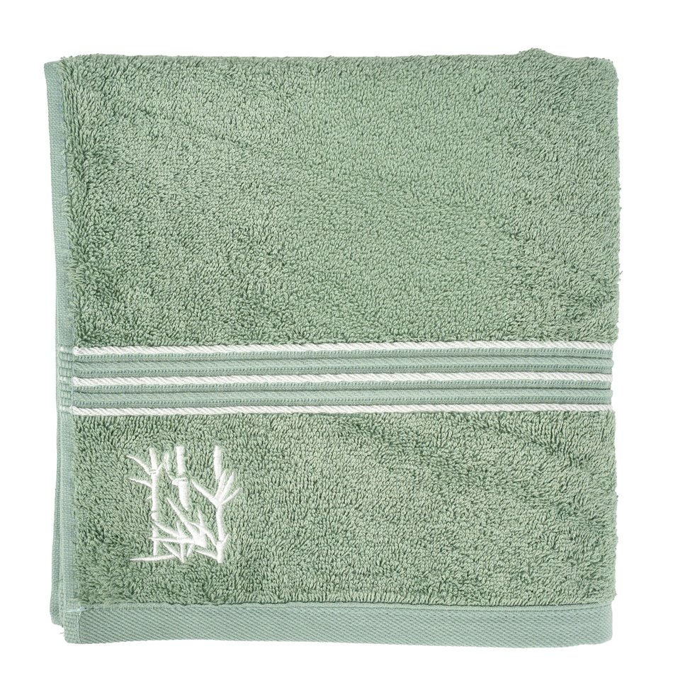 Бамбуковое полотенце 50x100, зеленый, 550g/m2