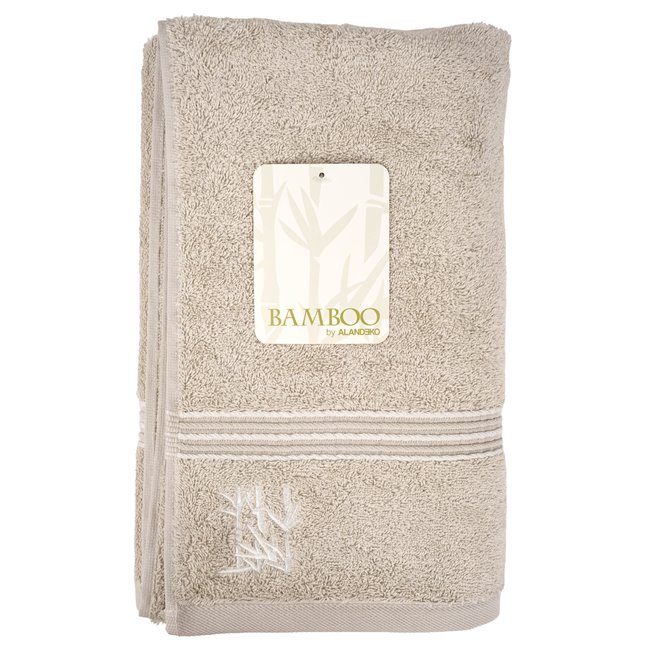 Bamboo towel 70x140, beige, 550g/m2