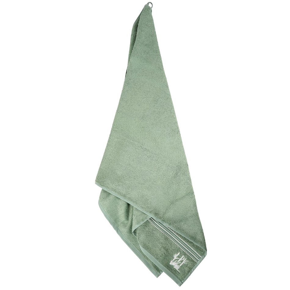 Бамбуковое полотенце 70x140, зеленый, 550g/m2