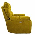 Electric recliner/rocking chair Hogel, green, swiwel, H106x106-174x95cm