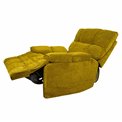 Electric recliner/rocking chair Hogel, green, swiwel, H106x106-174x95cm