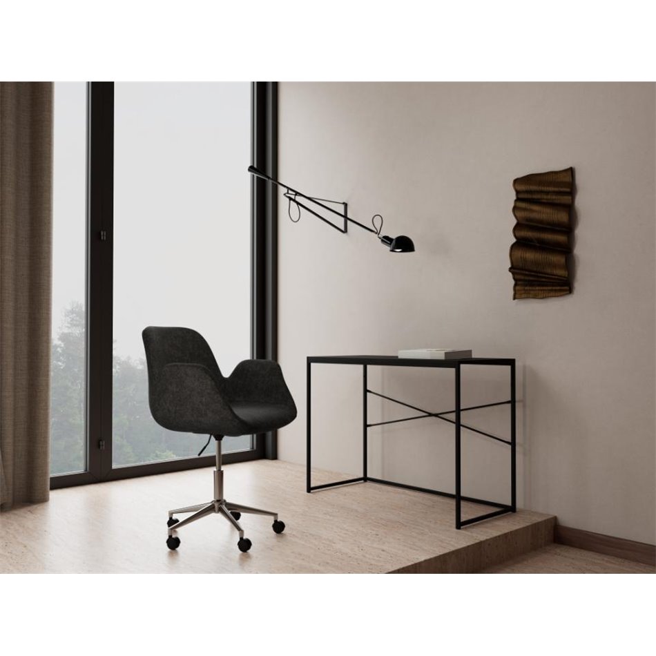 Офисное кресло Acet, вращающееся, бежевое, сталь/полиэстер, H88x57,5x58см, высота сиденья 45-54,5см