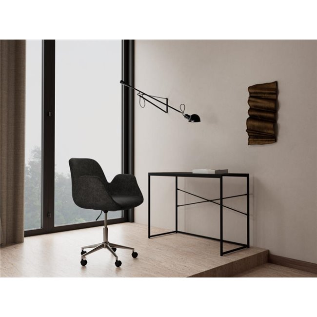 Офисное кресло Acet, вращающееся, бежевое, сталь/полиэстер, H88x57,5x58см, высота сиденья 45-54,5см