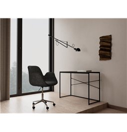 Офисное кресло Acet, вращающееся, бежевое, сталь/полиэстер, H88x57,5x58см, высота сиденья 45-54,5см