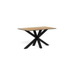 Dining table Aven, ceramic top/steel, H75.5x80x135cm