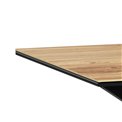Dining table Aven, ceramic top/steel, H75.5x80x135cm