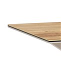 Dining table Aven, ceramic top/steel, H75.5x80x135cm