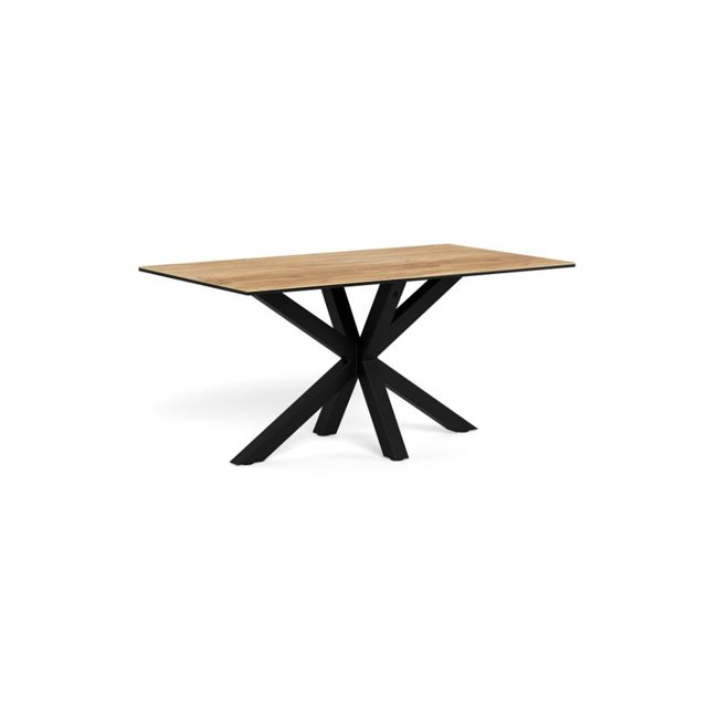 Dining table Aven, ceramic top/steel, H75.5x90x160cm