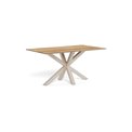 Dining table Aven, ceramic top/steel, H75.5x90x160cm
