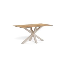 Dining table Aven, ceramic top/steel, H75.5x90x160cm