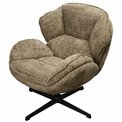 Armchair Veroli, brown, H83x81x77cm