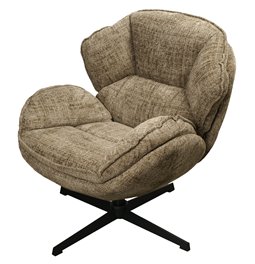 Armchair Veroli, brown, H83x81x77cm