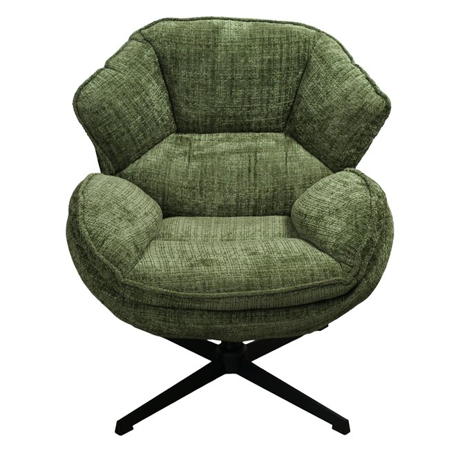 Armchair Veroli, green, H83x81x77cm