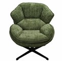 Armchair Veroli, green, H83x81x77cm