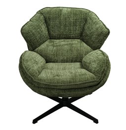 Armchair Veroli, green, H83x81x77cm