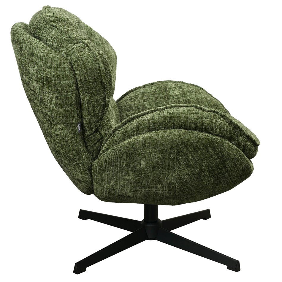Armchair Veroli, green, H83x81x77cm