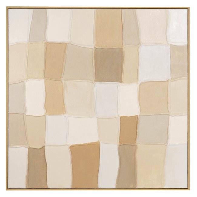 Oil painting Brick wall, 100x100cm
