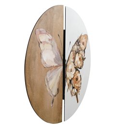 Oil painting Butterfly, set of 2 pcs. 80x40cm, 80x80cm