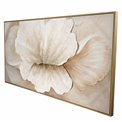 Oil painting Flower in beige, 140x70cm