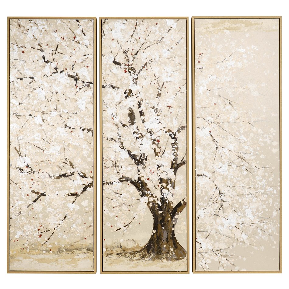 Oil painting Oak, set of 3 pcs. 120x40cm, 120x120cm