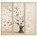 Oil painting Oak, set of 3 pcs. 120x40cm, 120x120cm