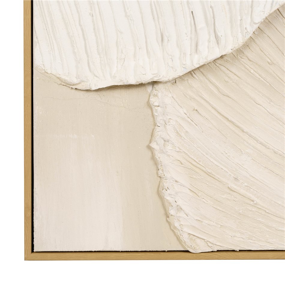 Oil painting Abstract in marble, 100x100cm