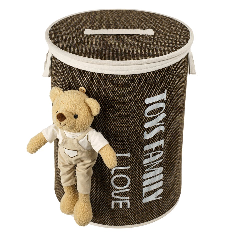 Basket Bear XL, bamboo, H52cm, D40cm
