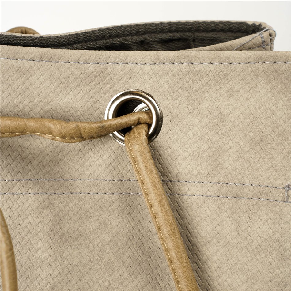 Bag Torija, beige, H50x35x27cm